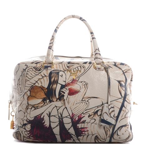 PRADA X JAMES JEAN Cervo Lux Fairy Print Large Double 